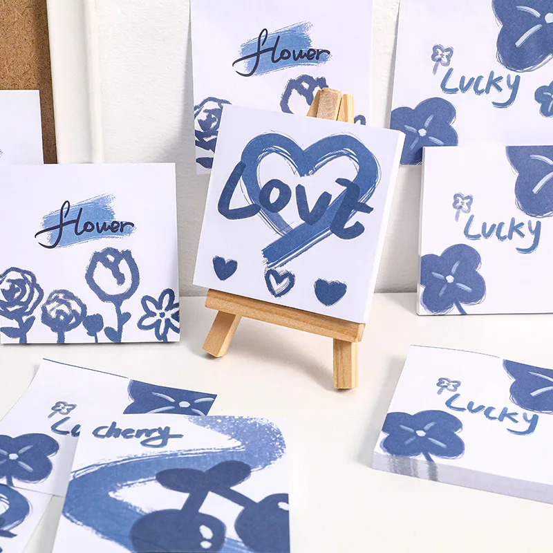 20 pcs/lot Klein Blue Rose Memo Pads Creative Tearable N times sticky notes Korean Stationery gift Office School Supplies
20 pcs/lot Klein Blue Rose Memo Pads Creative Tearable N times sticky notes Korean Stationery gift Office School Supplies
