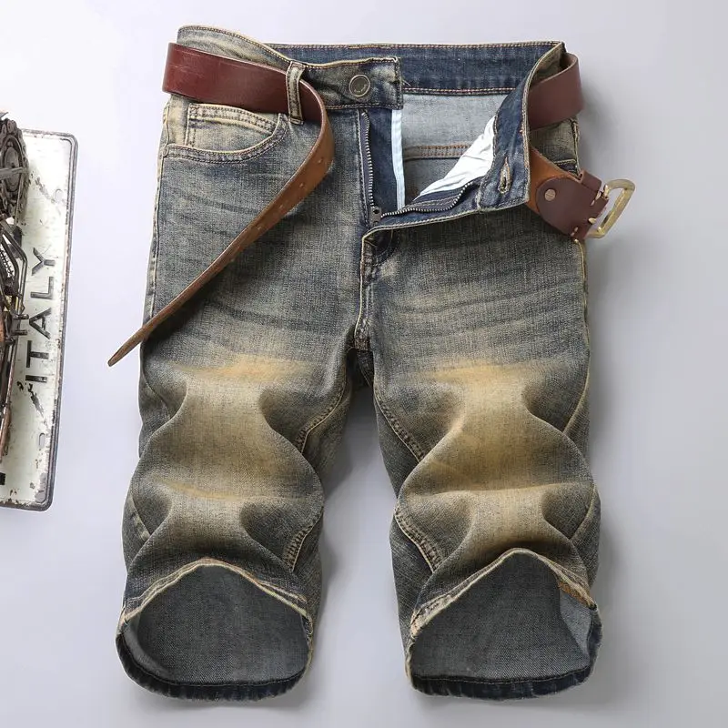 2025 Summer Brand Stretch Thin Bermuda Masculina Cotton Denim Jeans Men Knee Length Soft Ropa Hombre Shorts Size 28-35-40
2025 Summer Brand Stretch Thin Bermuda Masculina Cotton Denim Jeans Men Knee Length Soft Ropa Hombre Shorts Size 28-35-40
