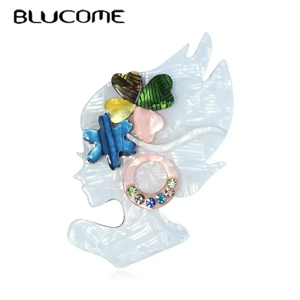 Женская акриловая брошь Blucome, большая брошь из смолы, Ювелирное Украшение для одежды,
Женская акриловая брошь Blucome, большая брошь из смолы, Ювелирное Украшение для одежды,