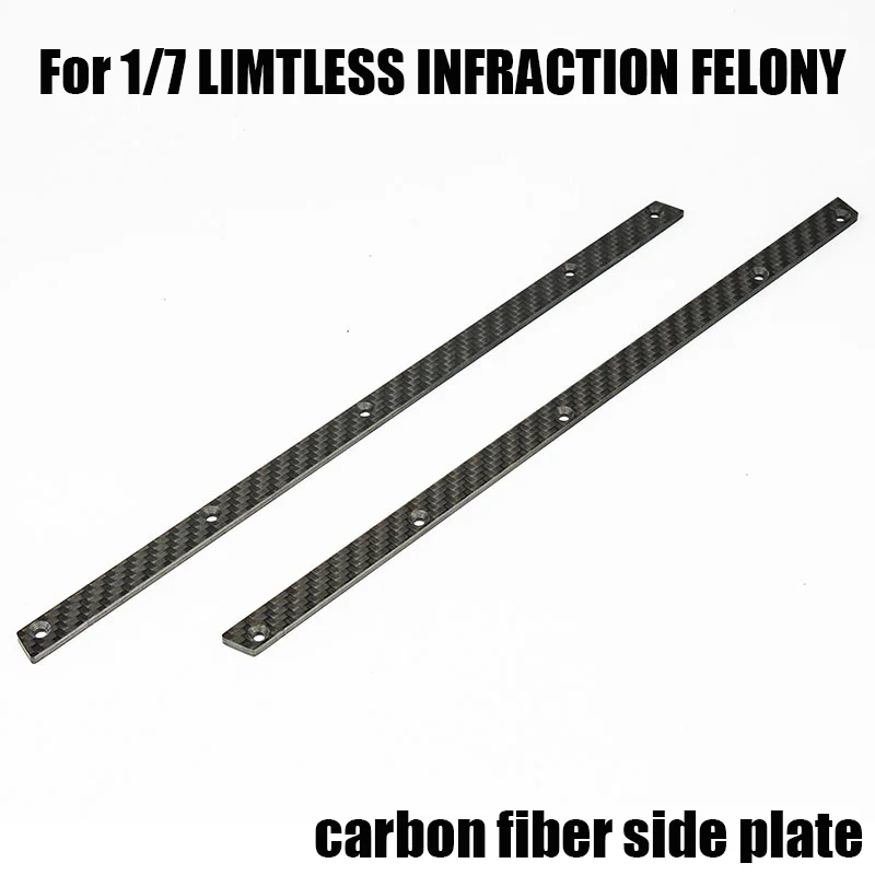 Carbon Fiber Simulation Side Guards for 1/7 ARRMA LIMTLESS INFRACTION FELONY RC Truck RC Car AR7722312
Carbon Fiber Simulation Side Guards for 1/7 ARRMA LIMTLESS INFRACTION FELONY RC Truck RC Car AR7722312