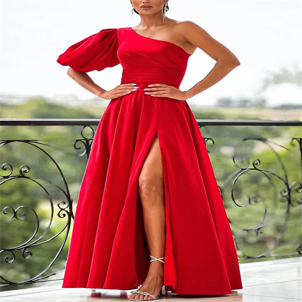 2024 Aso Ebi Arabic Red A Line Evening Dresses One Shoulder Formal Party Birthday Celebrity Mother Of Bride Gowns Custom
2024 Aso Ebi Arabic Red A Line Evening Dresses One Shoulder Formal Party Birthday Celebrity Mother Of Bride Gowns Custom