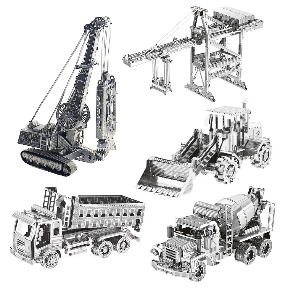 3D Metal Puzzle DIY Handmade Road Roller Drilling Well Mixer Truck Engineering Vehicle Assembly Model Jigsaw Puzzle Toys Gifts
3D Metal Puzzle DIY Handmade Road Roller Drilling Well Mixer Truck Engineering Vehicle Assembly Model Jigsaw Puzzle Toys Gifts