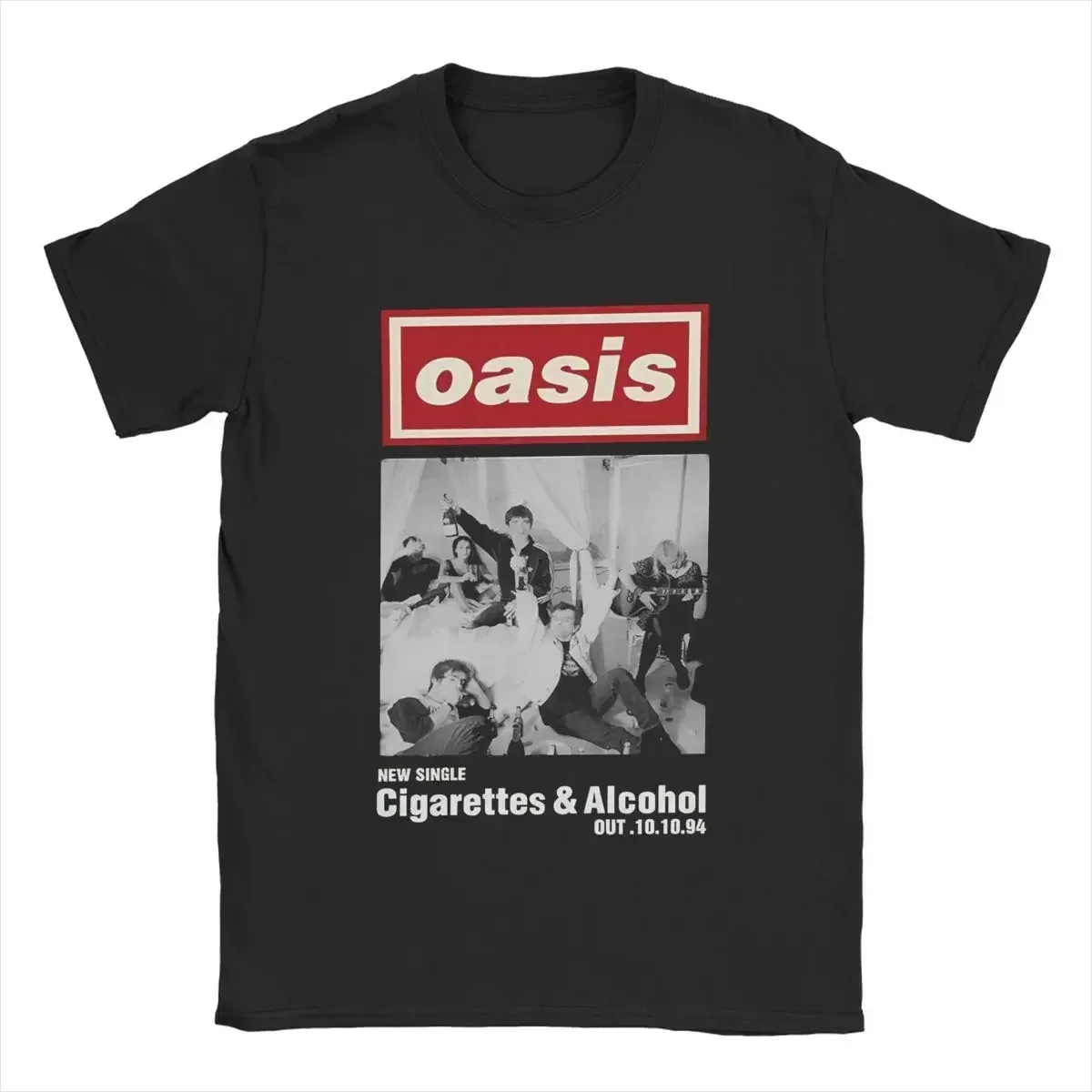 The classic rock band Oasis men's pure cotton T-shirt Y2K short-sleeved summer fashion trend casual wear top
The classic rock band Oasis men's pure cotton T-shirt Y2K short-sleeved summer fashion trend casual wear top