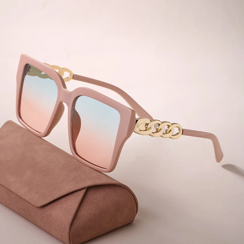Square Y2K Sunglasses Women Vintage Oversized Sun Glasses Chain Pink Gradient Female Eyewear Oculos UV400
Square Y2K Sunglasses Women Vintage Oversized Sun Glasses Chain Pink Gradient Female Eyewear Oculos UV400