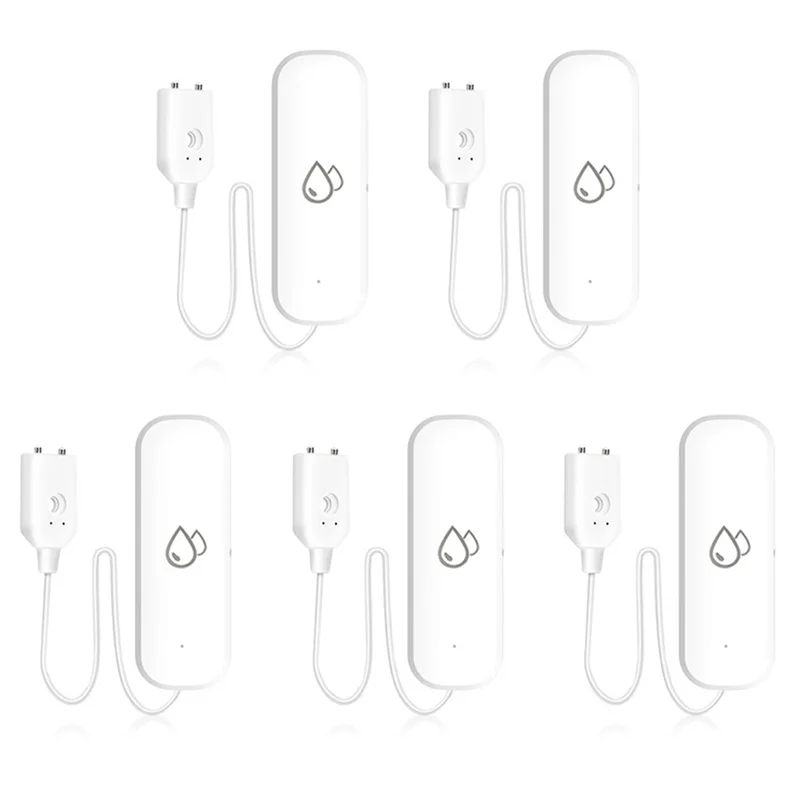 5X Tuya Zigbee Water Sensor Alarm Water Leak Detector Flood Alert Overflow Security Alarm System Works-AT36
5X Tuya Zigbee Water Sensor Alarm Water Leak Detector Flood Alert Overflow Security Alarm System Works-AT36