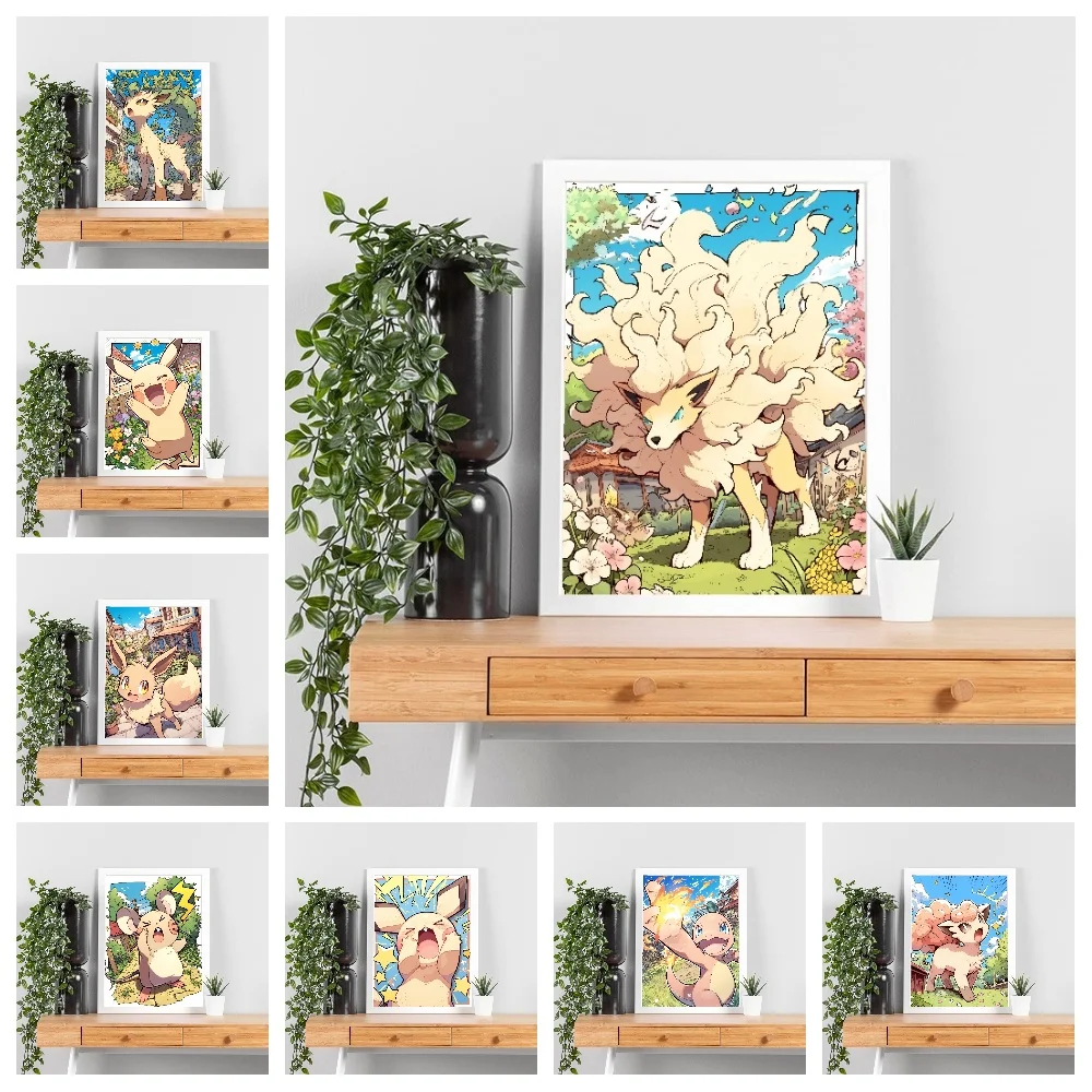 Pokemon Anime Bulbasaur Charmander Squirtle Canvas Painting Poster Print Watercolor Wall Art Style Picture Home Decor Kids Gifts
Pokemon Anime Bulbasaur Charmander Squirtle Canvas Painting Poster Print Watercolor Wall Art Style Picture Home Decor Kids Gifts