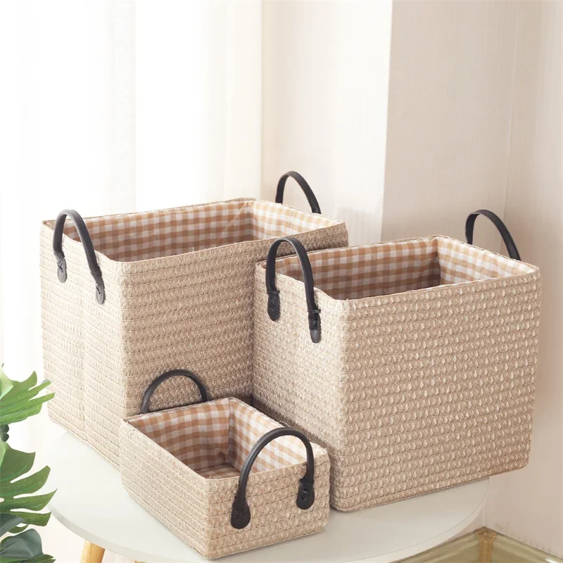 Desktop Japanese Wardrobe Organizer Organizer Basket Storage Box Straw Storage Box Clothes Storage Box Toy Basket
Desktop Japanese Wardrobe Organizer Organizer Basket Storage Box Straw Storage Box Clothes Storage Box Toy Basket