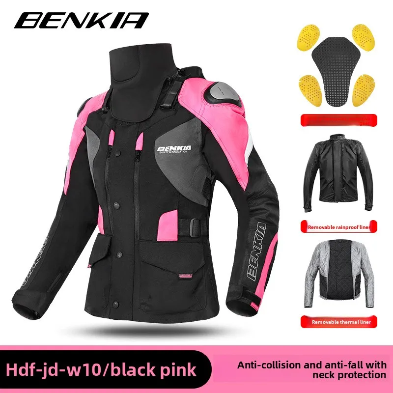 BENKIA женская мотоциклетная куртка теплая зима легкая вентилируемая защита шеи устойчивая к истиранию защитная конструкция
BENKIA женская мотоциклетная куртка теплая зима легкая вентилируемая защита шеи устойчивая к истиранию защитная конструкция