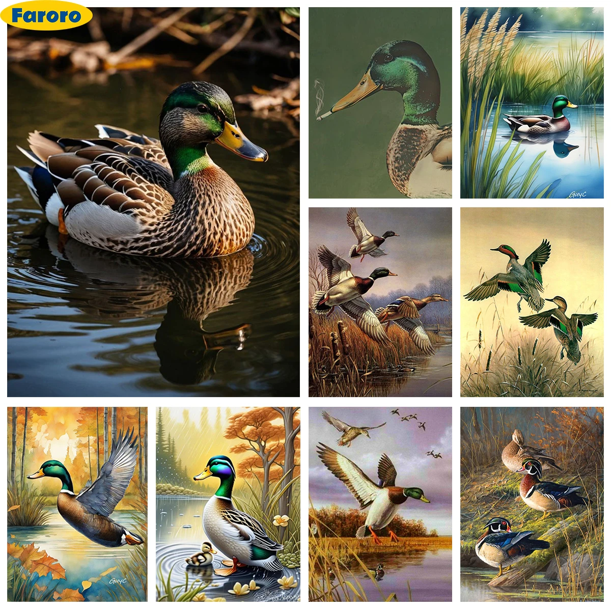 Mallard 5D Diamond Painting Farmhouse Animals Landscape Mural DIY Diamond Embroidery Wall Home Decor Mosaic Oil Painting
Mallard 5D Diamond Painting Farmhouse Animals Landscape Mural DIY Diamond Embroidery Wall Home Decor Mosaic Oil Painting