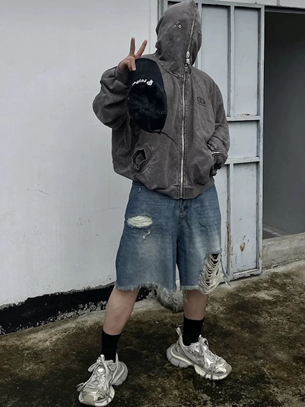 Parisian Waed Distred Vintage Denim orts Loose Five-minute Men's Trendy High Street Bra Casual Wear Teenager
Parisian Waed Distred Vintage Denim orts Loose Five-minute Men's Trendy High Street Bra Casual Wear Teenager