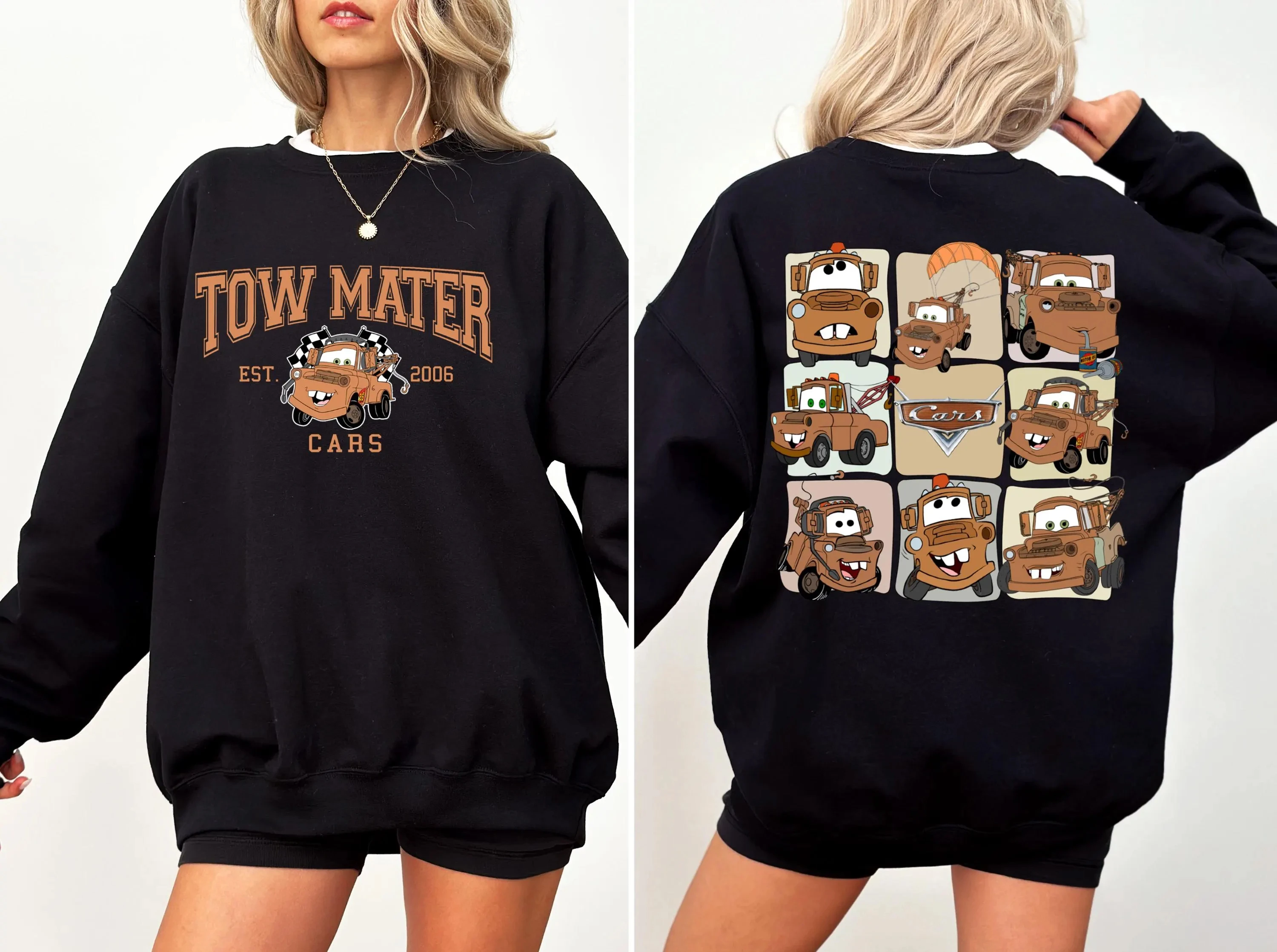 Disney Women Men Cars Tow Mater Sweatshirt Hoodie Pullover Casual Top Autumn Winter Fleece Oversize O-Neck Unisex Couple Coats
Disney Women Men Cars Tow Mater Sweatshirt Hoodie Pullover Casual Top Autumn Winter Fleece Oversize O-Neck Unisex Couple Coats