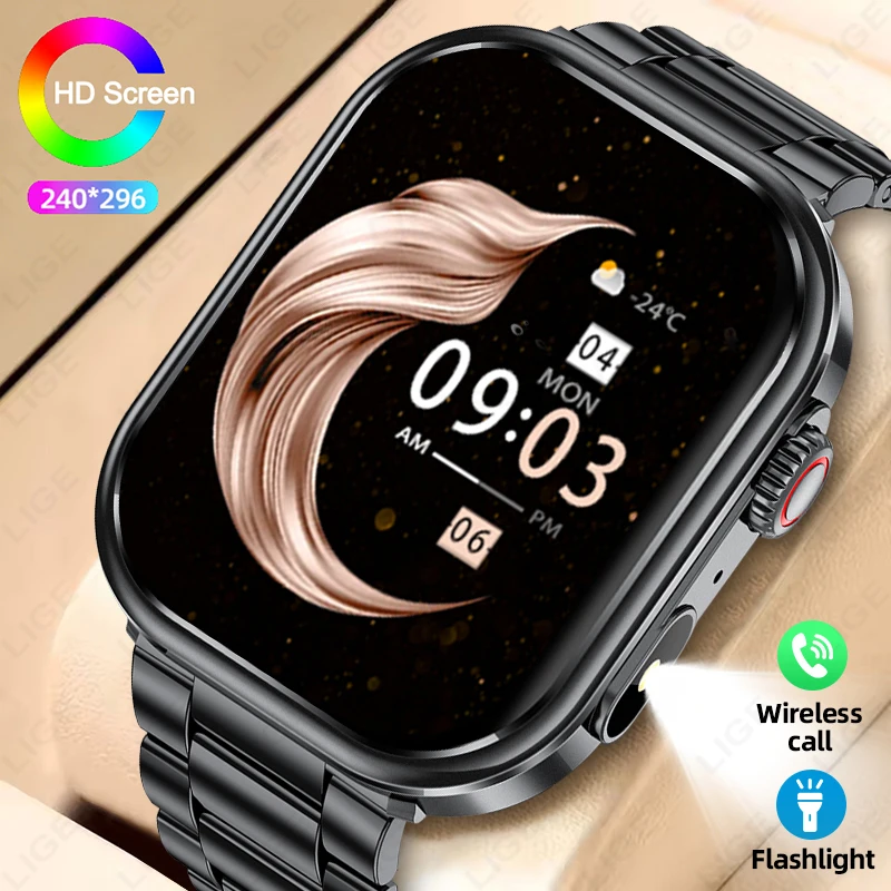 New Smart Watches for Men Women 2.01" Smart Watch Make/Recive Call Heart Rate SpO2 Sleep Monitor Waterproof Sport Bracelet Reloj
New Smart Watches for Men Women 2.01" Smart Watch Make/Recive Call Heart Rate SpO2 Sleep Monitor Waterproof Sport Bracelet Reloj