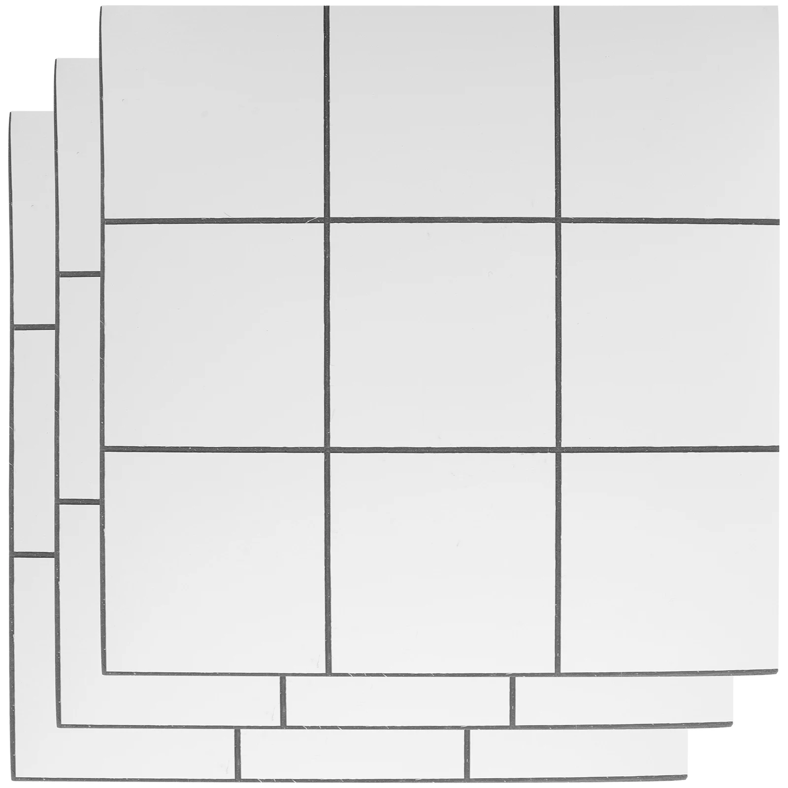 3 Sheets Self Adhesive Wall Tiles Stickers Modern Waterproof Aluminum Plastic Backsplash Tile Peel Stick Reusable Bathroom
3 Sheets Self Adhesive Wall Tiles Stickers Modern Waterproof Aluminum Plastic Backsplash Tile Peel Stick Reusable Bathroom