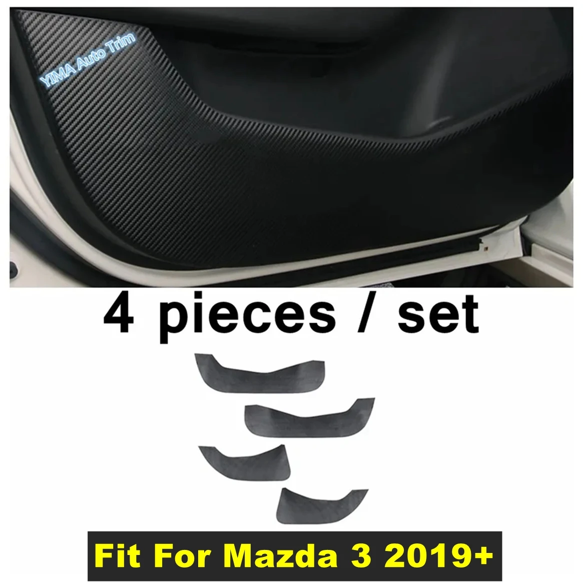Fit For Mazda 3 2019 - 2025 Side Door Anti-kick Pads Decoration Sticker Cover Trim Auto Interior Refit Modification Accessories
Fit For Mazda 3 2019 - 2025 Side Door Anti-kick Pads Decoration Sticker Cover Trim Auto Interior Refit Modification Accessories