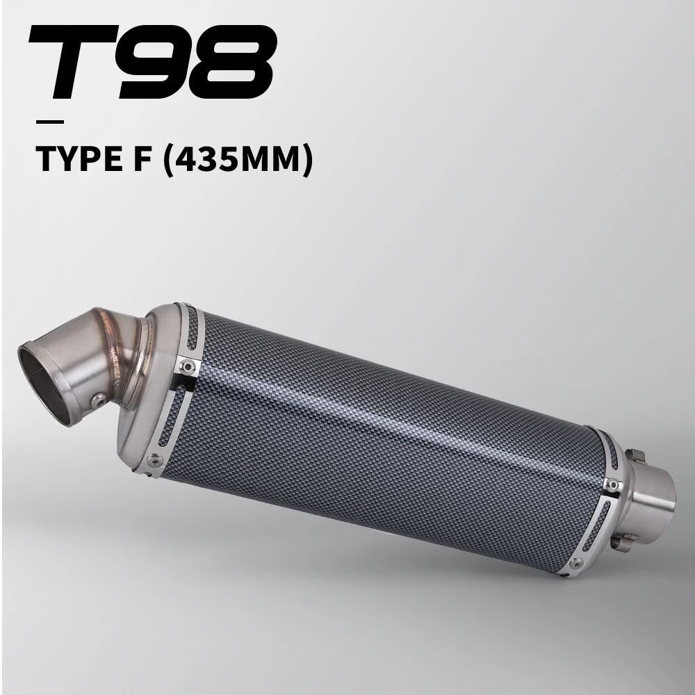 Motorcycle exhaust tailpipe universal T98 muffler and DB Killer 250sr 400nk VERSYS650 XSR700 NSS350 ZT125
Motorcycle exhaust tailpipe universal T98 muffler and DB Killer 250sr 400nk VERSYS650 XSR700 NSS350 ZT125