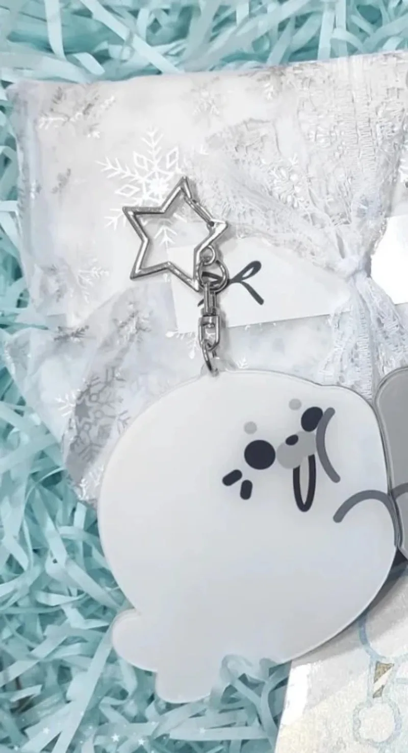 Lovely Kawaii Baby Seal Keychain Non-Magnetic Acrylic Pendant Cartoon Key Rings for Bff Couple Creative Bag Charm Gift
Lovely Kawaii Baby Seal Keychain Non-Magnetic Acrylic Pendant Cartoon Key Rings for Bff Couple Creative Bag Charm Gift