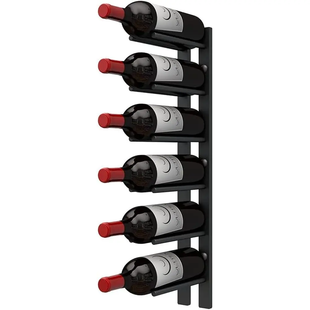 Wall-Mounted Cork Out Wine Rack, Matte Black, Holds 6 Bottles - Modern Metal Storage for Home Bar, Kitchen, Dining Room, Wine Ce
Wall-Mounted Cork Out Wine Rack, Matte Black, Holds 6 Bottles - Modern Metal Storage for Home Bar, Kitchen, Dining Room, Wine Ce