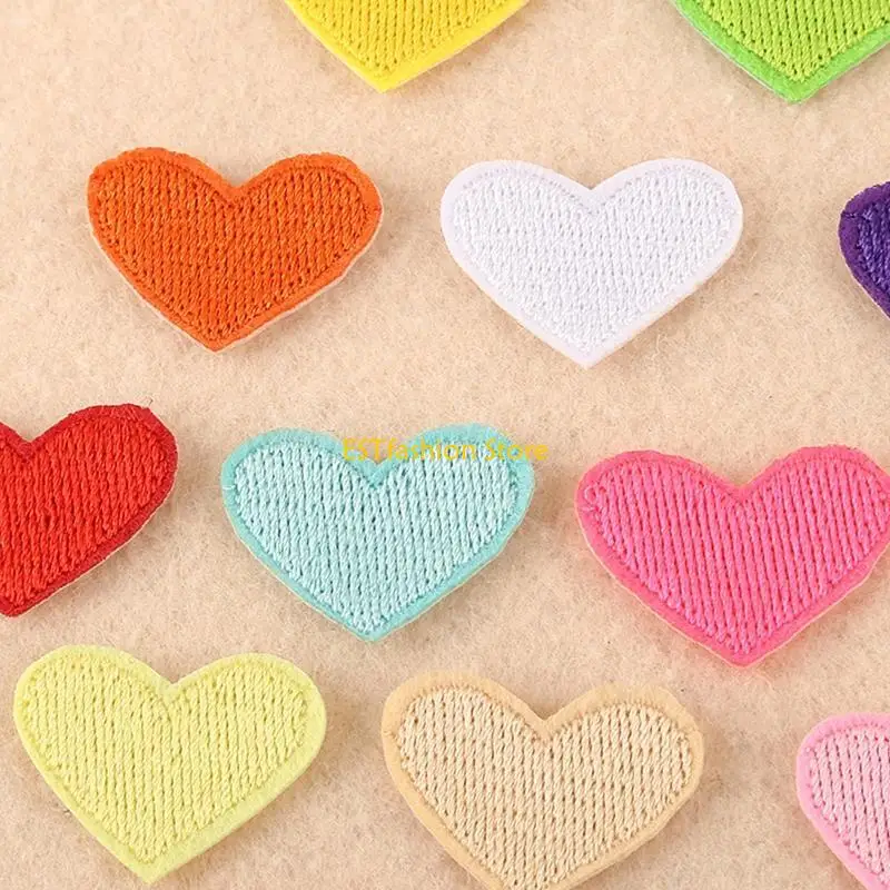 Y5GC 20Pcs Assorted Colors Mini Heart Sew/Iron On Appliques Embroidery Patches Badges Garment Embellishments DIY Crafts
Y5GC 20Pcs Assorted Colors Mini Heart Sew/Iron On Appliques Embroidery Patches Badges Garment Embellishments DIY Crafts