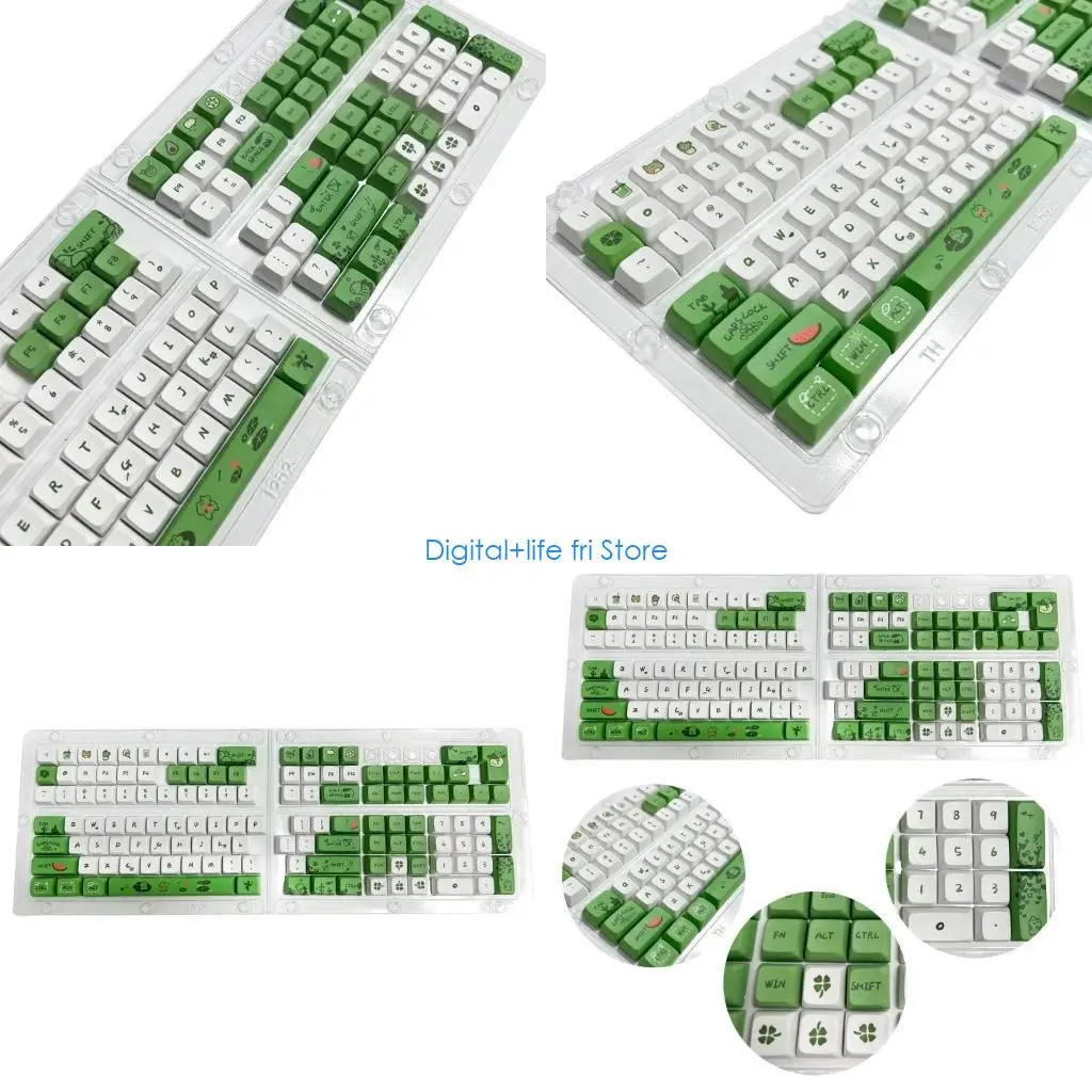 E06D Keycaps 125 Keys/Set XDA Profile Cartoon Frog Theme Keycap Set For 61/87/104/108 Layout Mechanical Keyboard
E06D Keycaps 125 Keys/Set XDA Profile Cartoon Frog Theme Keycap Set For 61/87/104/108 Layout Mechanical Keyboard
