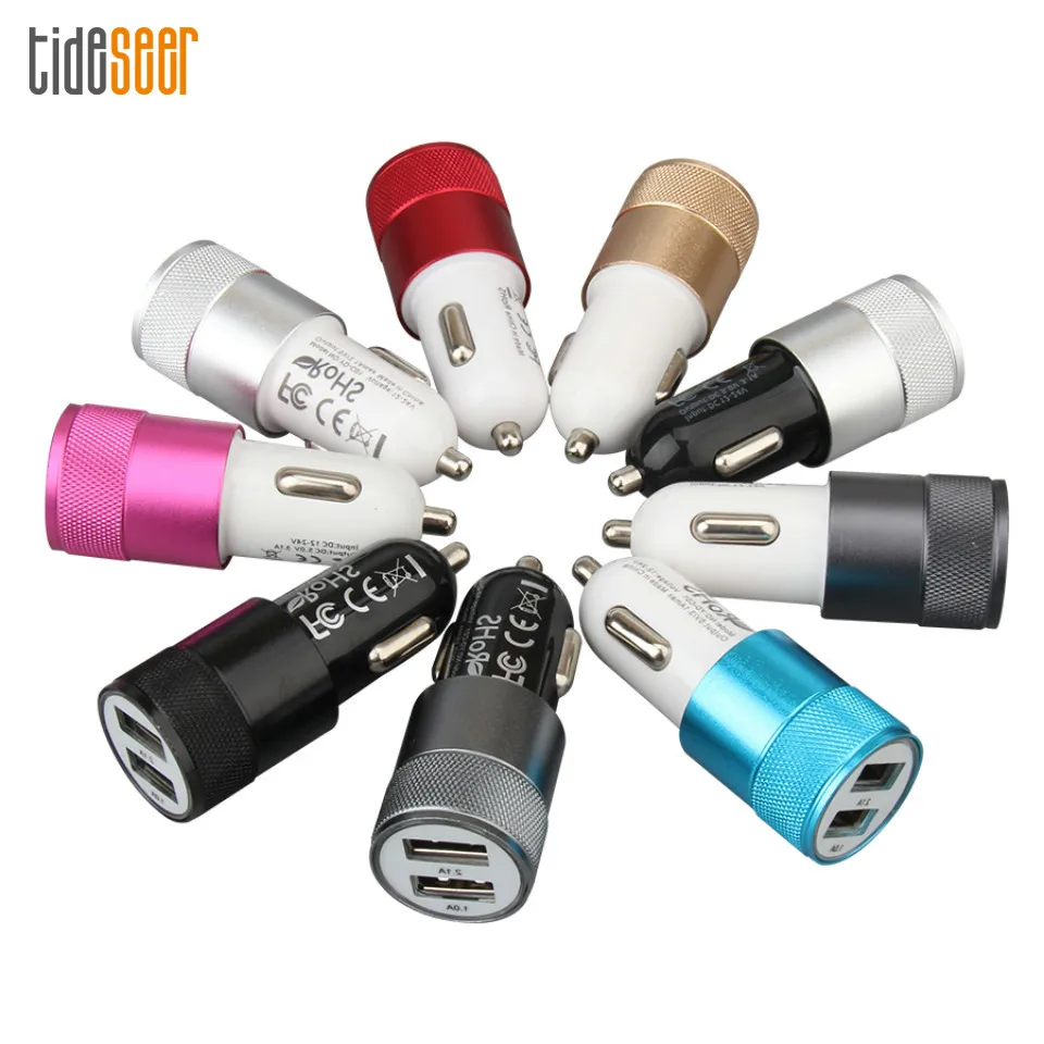 300pcs 3.1A Dual USB Car Charger Universal Mobile Phone Aluminum Alloy Car-Charger Adapter For iPhone 11 X Xiaomi Samsung Tablet
300pcs 3.1A Dual USB Car Charger Universal Mobile Phone Aluminum Alloy Car-Charger Adapter For iPhone 11 X Xiaomi Samsung Tablet