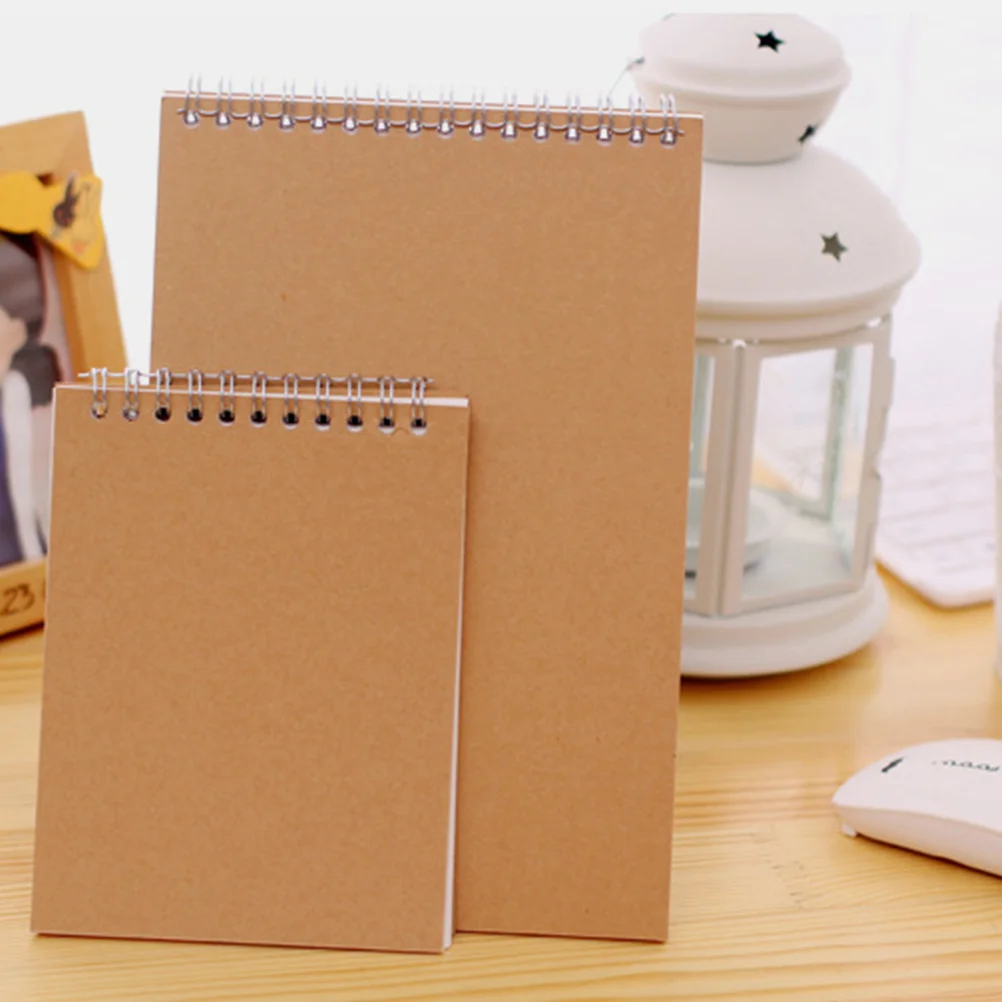 2 Pcs Coil Student The Notebook Scrap Books for Children Kraft Paper Painting Sketch
2 Pcs Coil Student The Notebook Scrap Books for Children Kraft Paper Painting Sketch