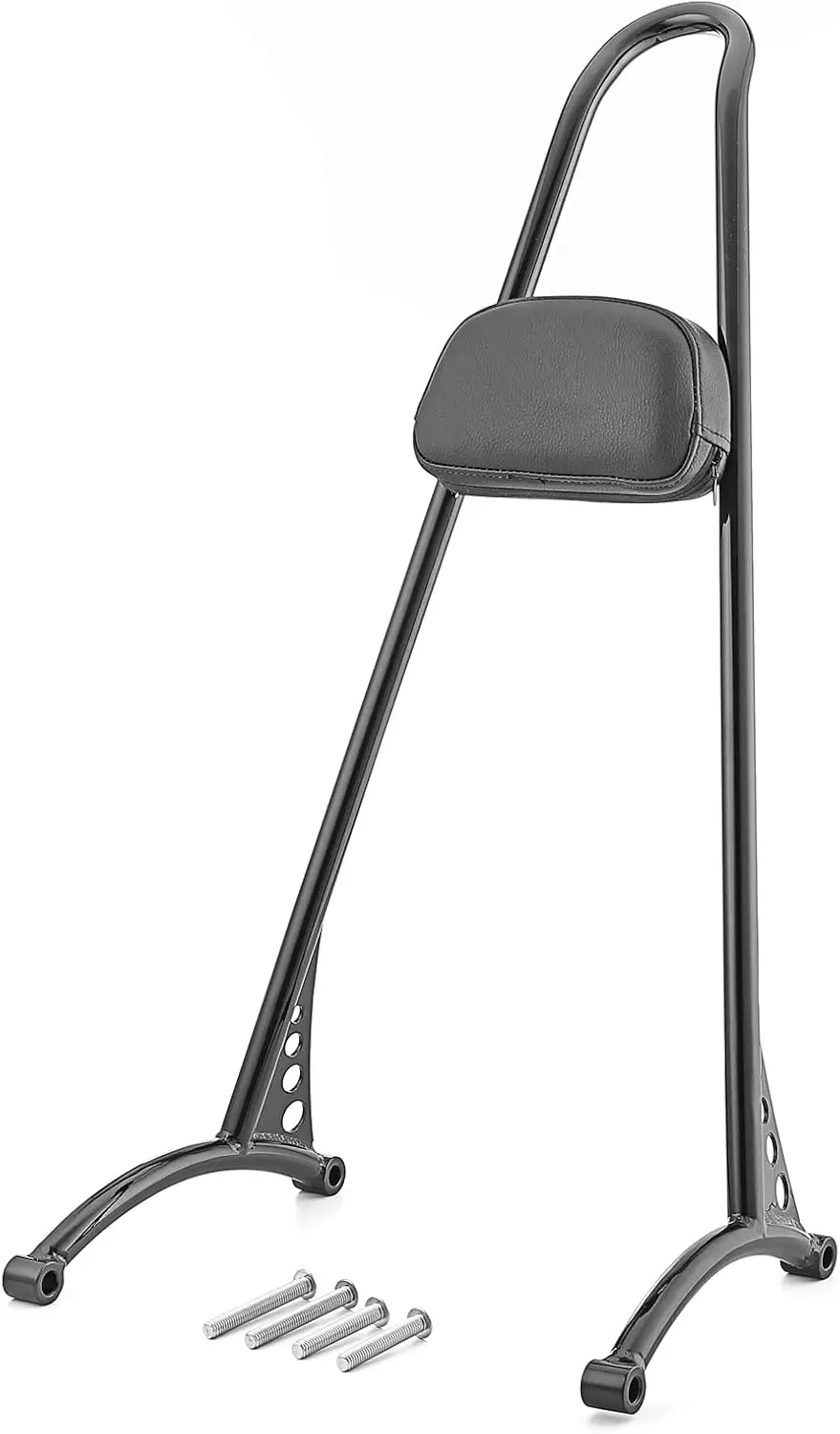 23" Tall Sissy Bar Passenger Backrest Compatible with Harley Sportster Iron Low 883 1200 XL Forty-Eight Nightster Roadster 2004-
23" Tall Sissy Bar Passenger Backrest Compatible with Harley Sportster Iron Low 883 1200 XL Forty-Eight Nightster Roadster 2004-