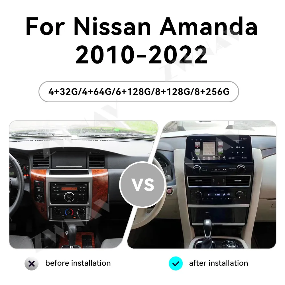 Модернизация 16,3-дюймового мультимедийного экрана для Nissan Amanda 2010-2022 Android 13, GPS-навигация, автомобильный мультимедийный плеер Carplay
Модернизация 16,3-дюймового мультимедийного экрана для Nissan Amanda 2010-2022 Android 13, GPS-навигация, автомобильный мультимедийный плеер Carplay