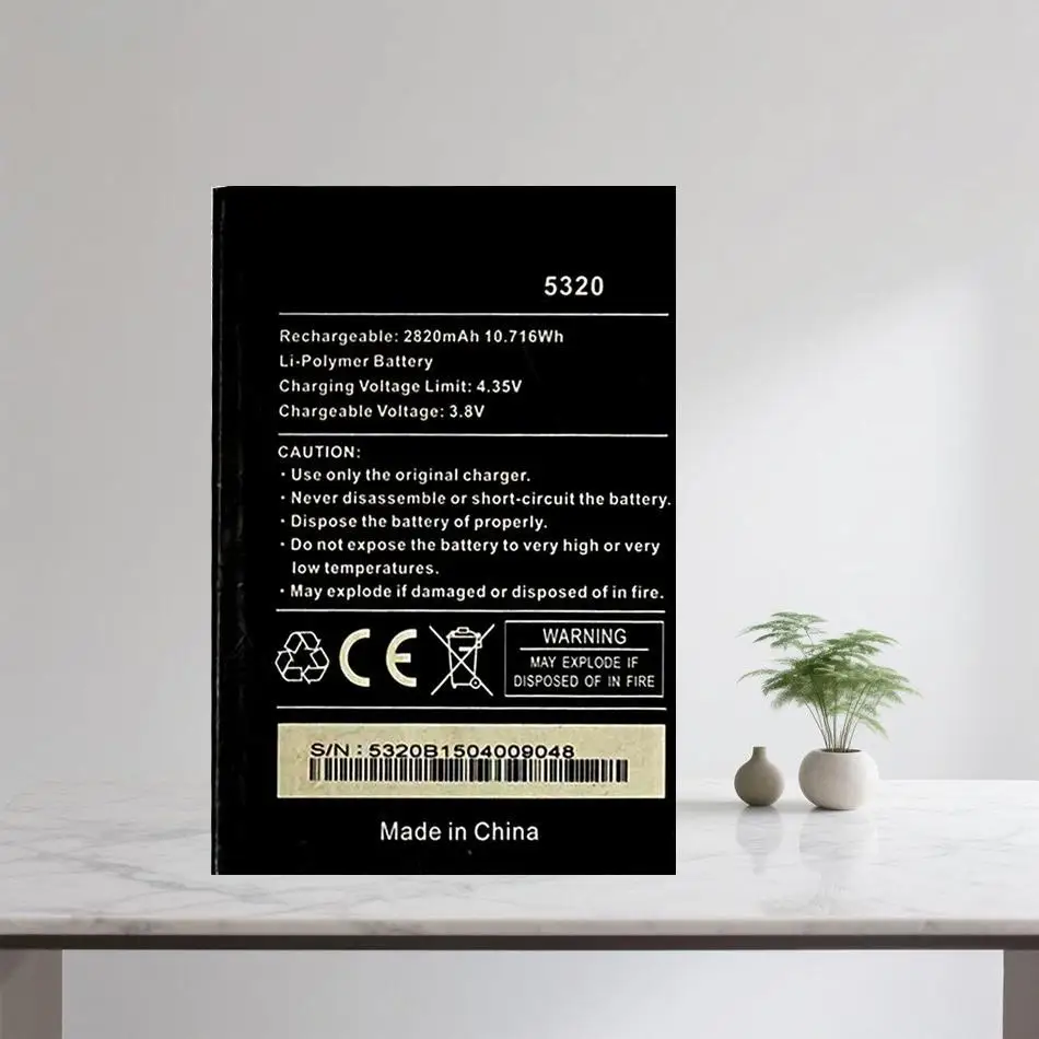2800Mah High-Capacity Premium Replacement Mobile Phone Battery For Wiko 5260 5320 Pulp 4G Ridge Fab
2800Mah High-Capacity Premium Replacement Mobile Phone Battery For Wiko 5260 5320 Pulp 4G Ridge Fab