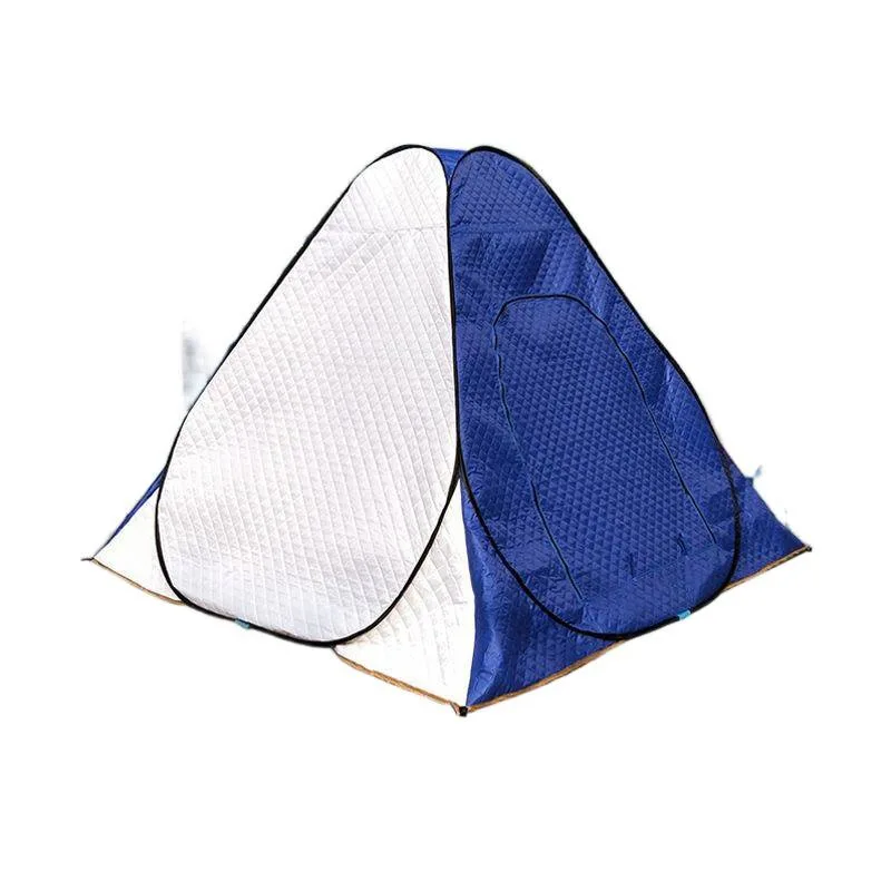 Winter Ice Fishing Tent Portable Outdoor Foldable Polyester Taffeta Thickened Cotton-Padded 3000mm+ Rainproof Fabric Bottom 2-3
Winter Ice Fishing Tent Portable Outdoor Foldable Polyester Taffeta Thickened Cotton-Padded 3000mm+ Rainproof Fabric Bottom 2-3