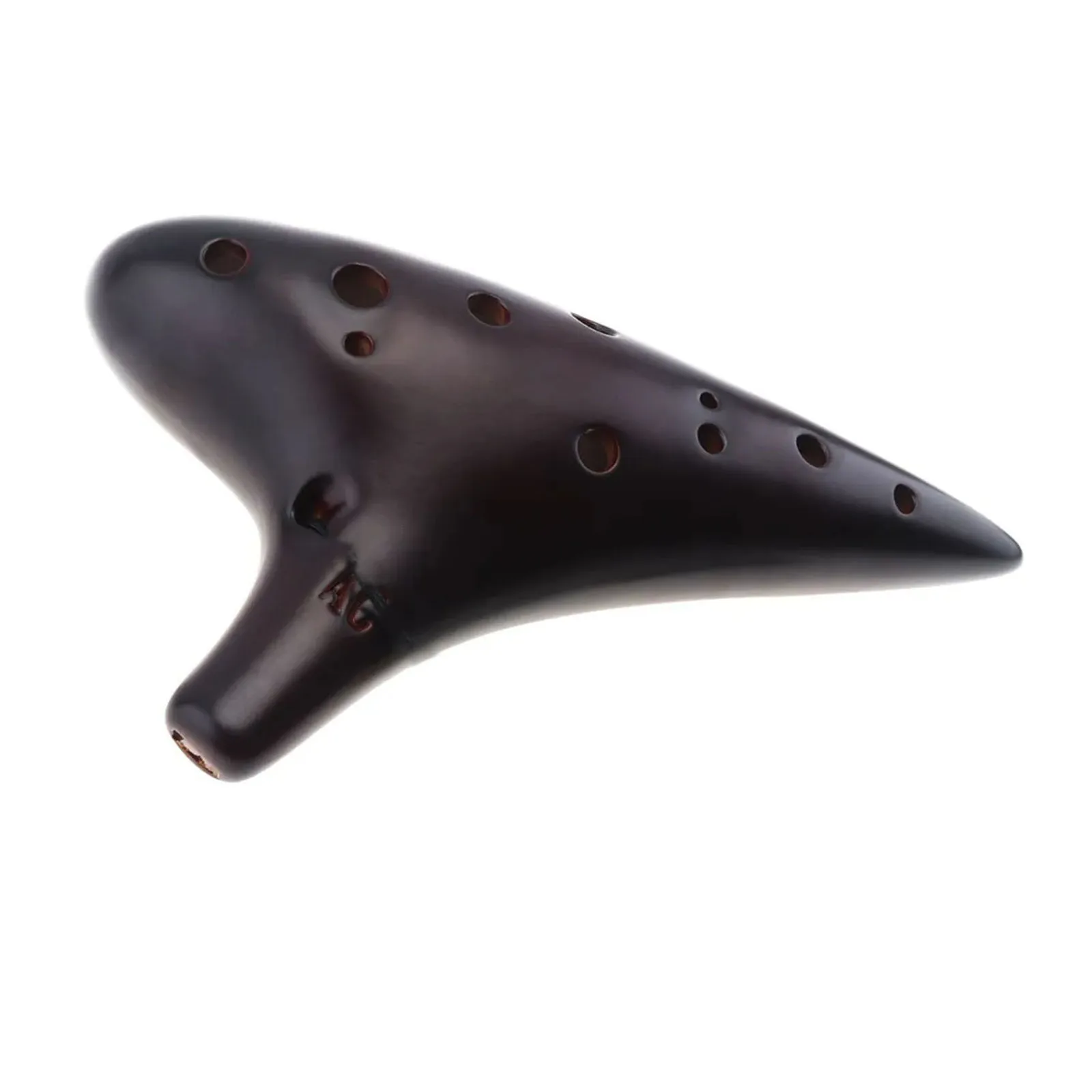 Ocarina Harmony Flute, Ceramic Material, 1 x Ocarina, 1 x Bag, Angled Blowhole, Sound Hole, Rope Hole for Neck Hanging
Ocarina Harmony Flute, Ceramic Material, 1 x Ocarina, 1 x Bag, Angled Blowhole, Sound Hole, Rope Hole for Neck Hanging