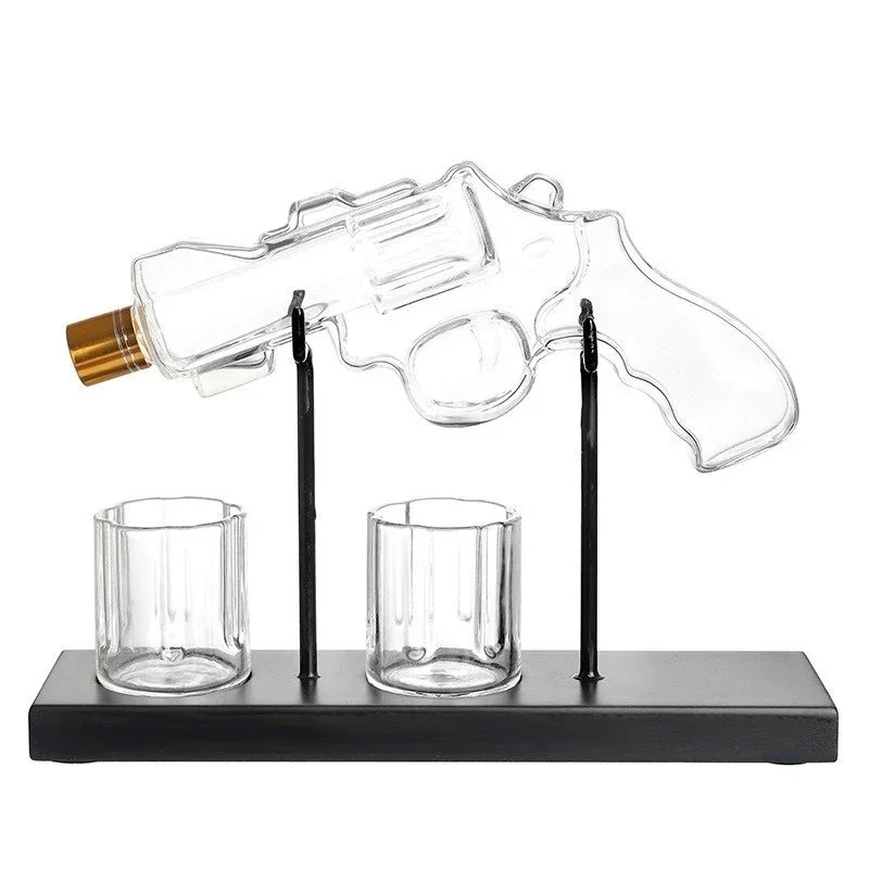 pistol decanter, special-shaped sparkling wine bottle, pistol shape, creative wine set
pistol decanter, special-shaped sparkling wine bottle, pistol shape, creative wine set