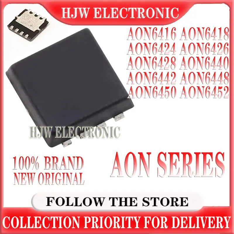 (5piece)100% New AON6416 AON6418 AON6424 AON6426 AON6428 AON6440 AON6442 AON6448 AON6450 AON6452 QFN-8
(5piece)100% New AON6416 AON6418 AON6424 AON6426 AON6428 AON6440 AON6442 AON6448 AON6450 AON6452 QFN-8