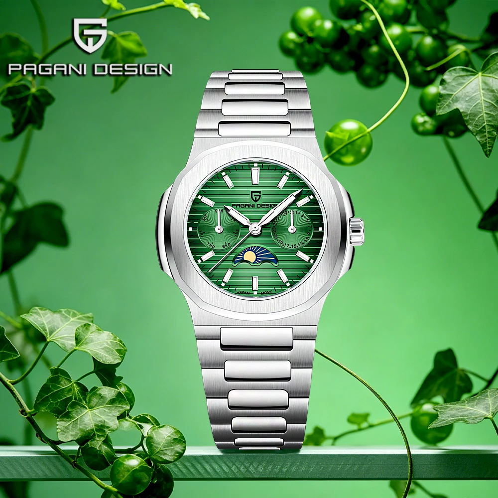 2026 Pagani design women's Watches fashion Sapphire Moon phase women's quartz watch calendar week waterproof women's watch reloj
2026 Pagani design women's Watches fashion Sapphire Moon phase women's quartz watch calendar week waterproof women's watch reloj