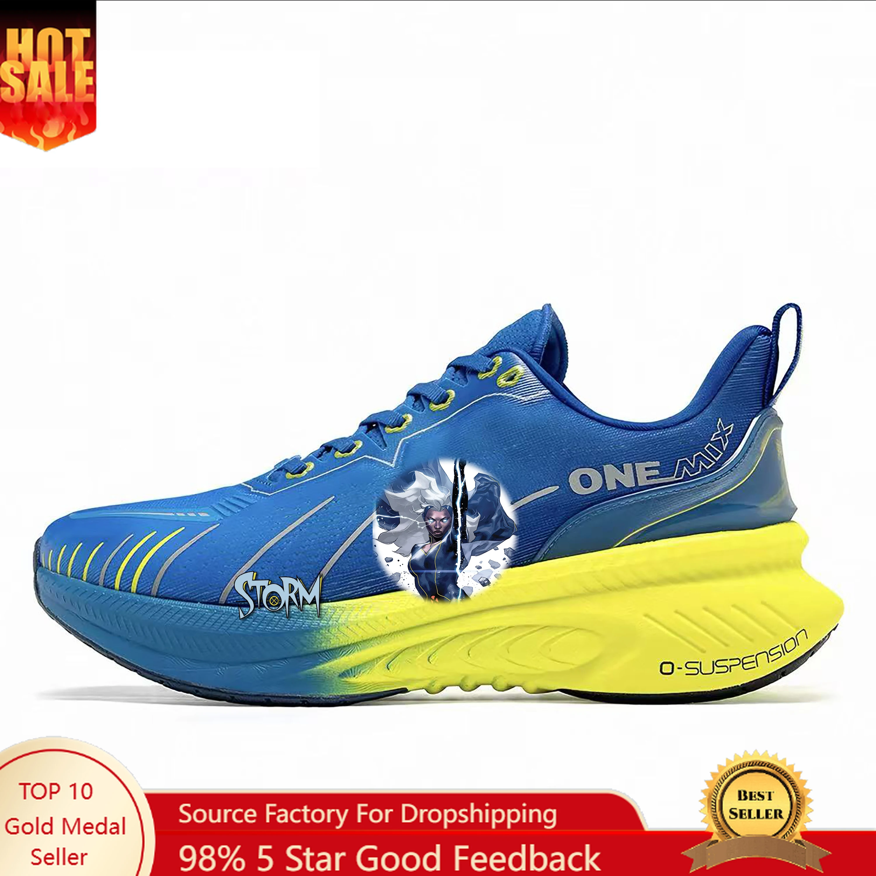 ONEMIX Marvel Storm Road Running Shoes Mens Womens Air Cushion Outdoor Sport Shoes Trainers Male Customized Cushion Shoe
ONEMIX Marvel Storm Road Running Shoes Mens Womens Air Cushion Outdoor Sport Shoes Trainers Male Customized Cushion Shoe