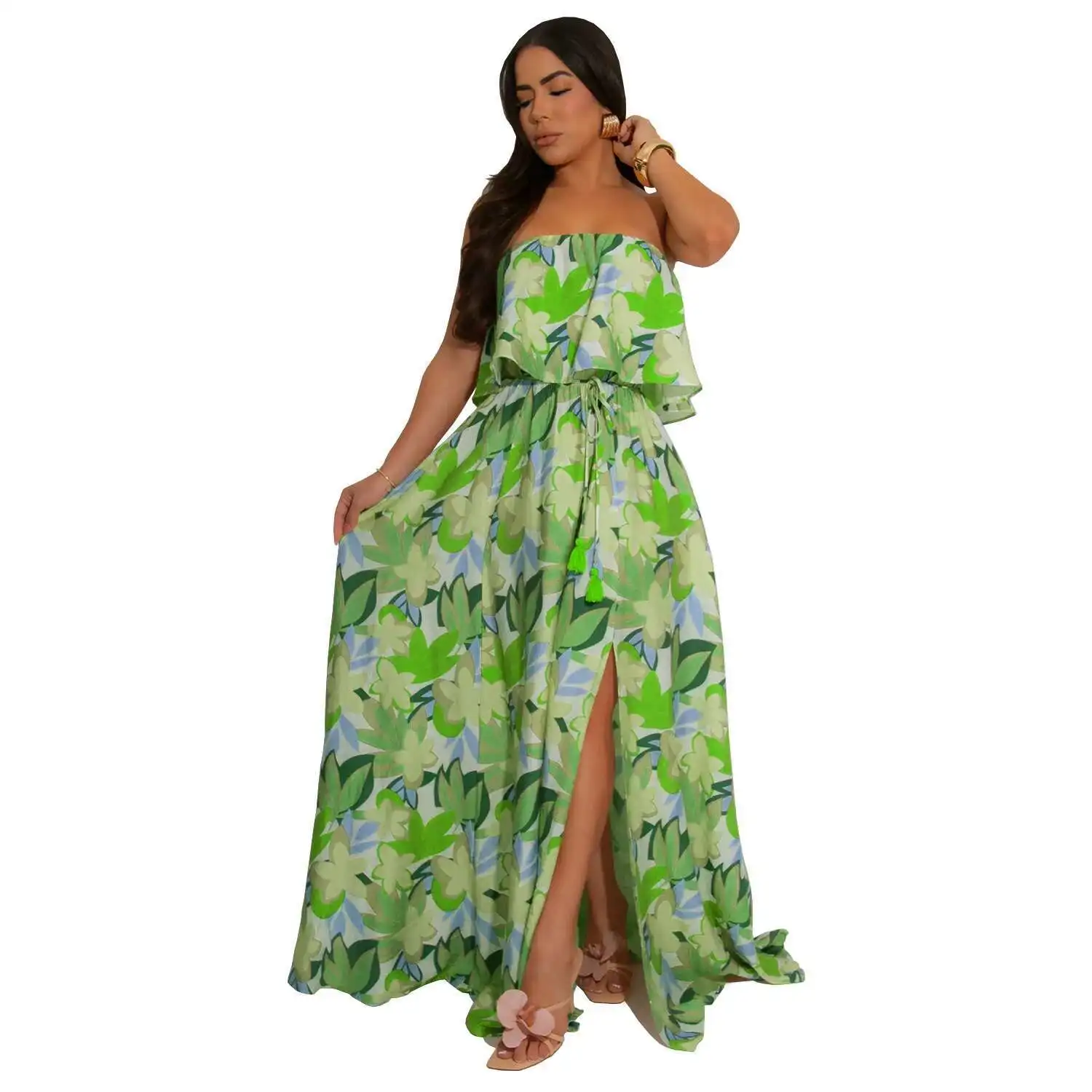 Fashion C7286 Women's Front Fork Breathable Printed Sleeveless Dress New Wedding Midi 2025 Summer Dress Robe Vestido Women Party
Fashion C7286 Women's Front Fork Breathable Printed Sleeveless Dress New Wedding Midi 2025 Summer Dress Robe Vestido Women Party