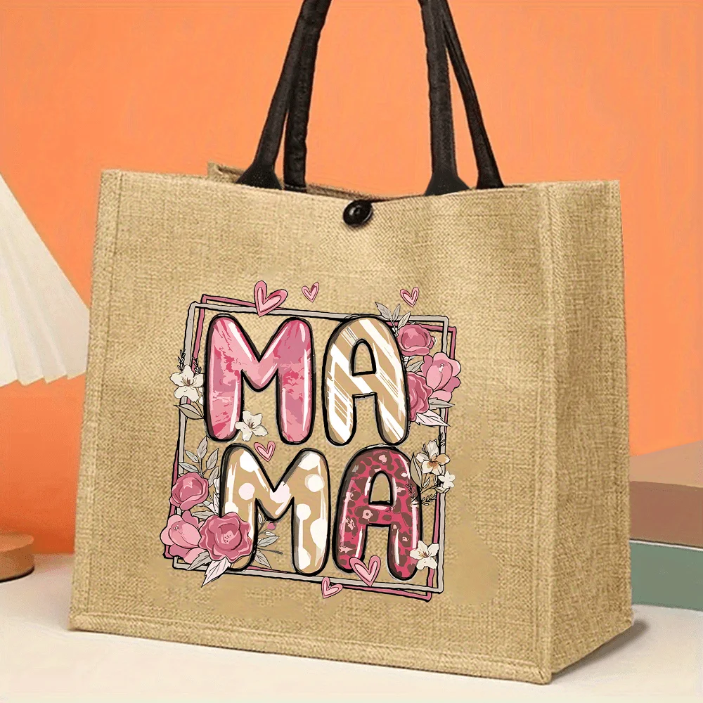 Mother S Day Jute Tote Bag High Quality Reusable Grocery Bags Large Capacity Durable for Shopping Picnic Travel Gift for Mom
Mother S Day Jute Tote Bag High Quality Reusable Grocery Bags Large Capacity Durable for Shopping Picnic Travel Gift for Mom
