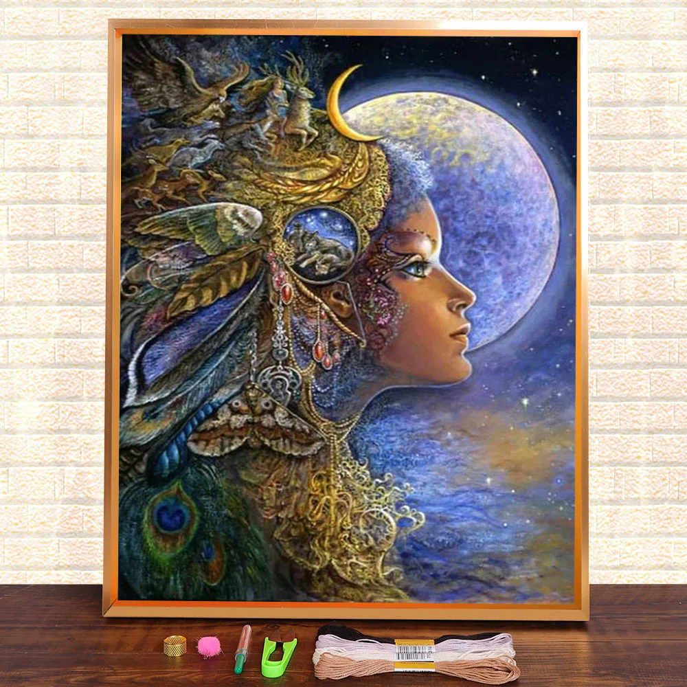 Woman Flowers Printed Canvas 11CT Cross Stitch Embroidery Complete Kit DMC Threads Handicraft Painting Hobby Package
Woman Flowers Printed Canvas 11CT Cross Stitch Embroidery Complete Kit DMC Threads Handicraft Painting Hobby Package
