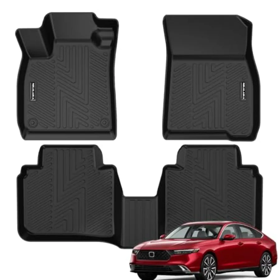 Floor Mats for 2026 2025 2024 2023 Honda Accord Include Hybrid All Weather Protection TPE Rubber Floor Liners for Honda Accord
Floor Mats for 2026 2025 2024 2023 Honda Accord Include Hybrid All Weather Protection TPE Rubber Floor Liners for Honda Accord