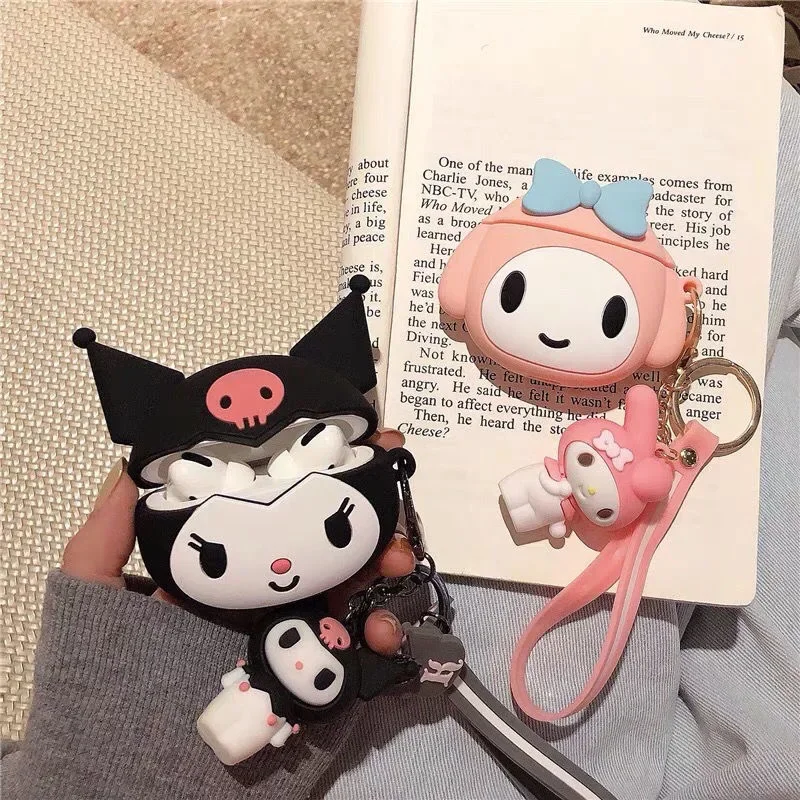 New Kawaii Sanrio Kuromi Bluetooth-compatible Earphone Set Silicone PC Hard case Earphone Case for AirPods 1 2 3 Pro 2 Cover
New Kawaii Sanrio Kuromi Bluetooth-compatible Earphone Set Silicone PC Hard case Earphone Case for AirPods 1 2 3 Pro 2 Cover