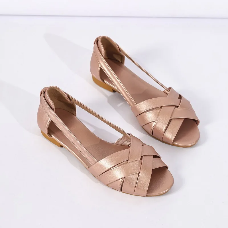 New Lightweight Super Soft Sole Woven Women's Sandals 2026 Summer Style Outer Wear Flat Shoes
New Lightweight Super Soft Sole Woven Women's Sandals 2026 Summer Style Outer Wear Flat Shoes