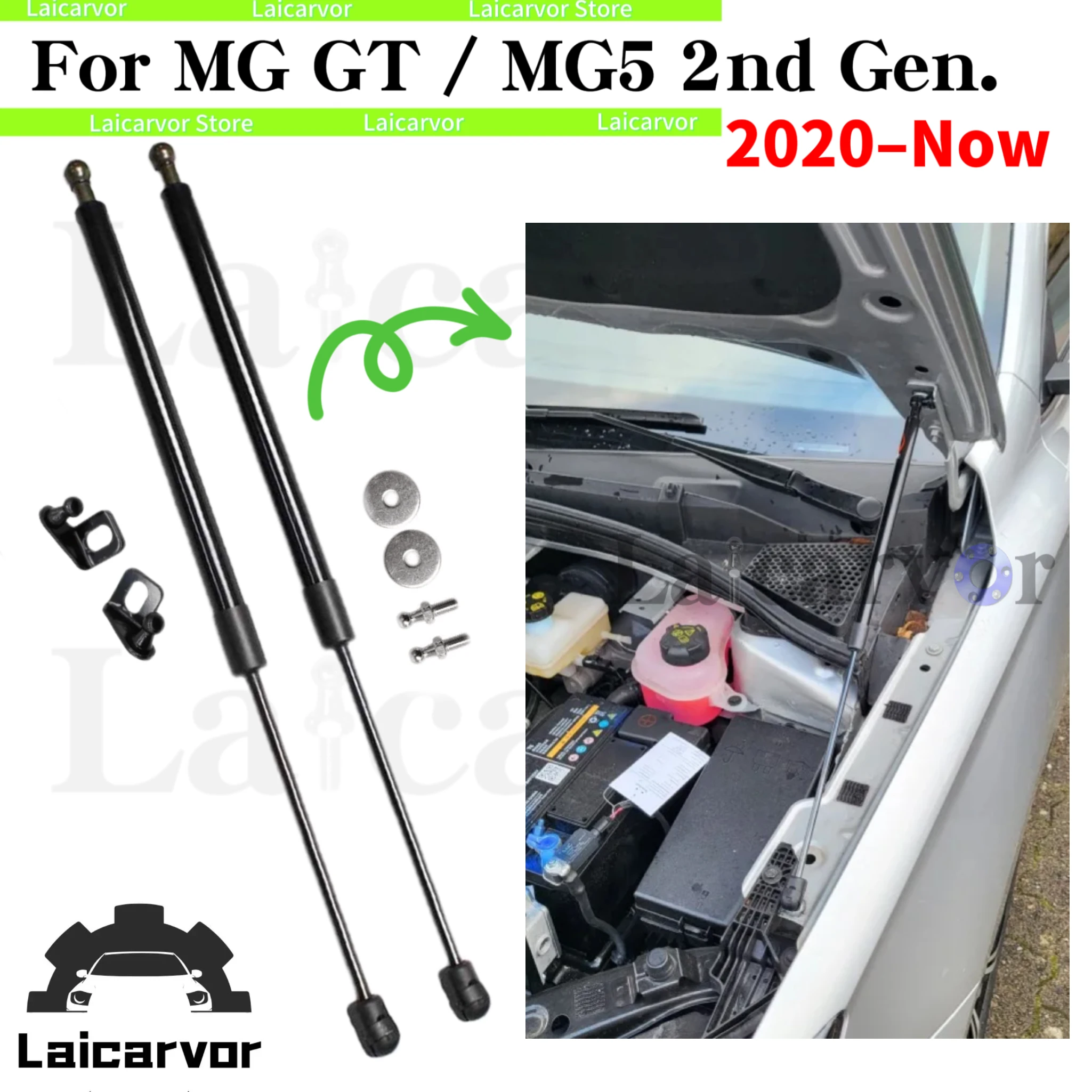 Bonnet Hood Struts For MG GT MG5 2nd 2020-Present Lift Supports Front Engine Cover Modify Damper Gas Spring Shock Rods No-Drill
Bonnet Hood Struts For MG GT MG5 2nd 2020-Present Lift Supports Front Engine Cover Modify Damper Gas Spring Shock Rods No-Drill