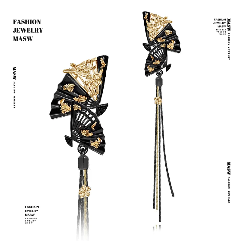 MASW Original Design Fan Flower Long Tassel Earrings For Women Party Gifts Fashion Jewelry Ear Accessories 2025 Trend New
MASW Original Design Fan Flower Long Tassel Earrings For Women Party Gifts Fashion Jewelry Ear Accessories 2025 Trend New