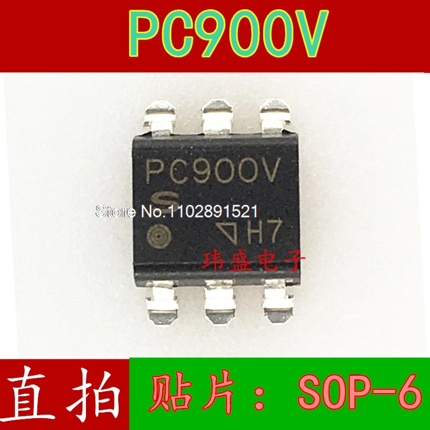(10PCS/LOT)PC900V SOP-6 PC900
(10PCS/LOT)PC900V SOP-6 PC900