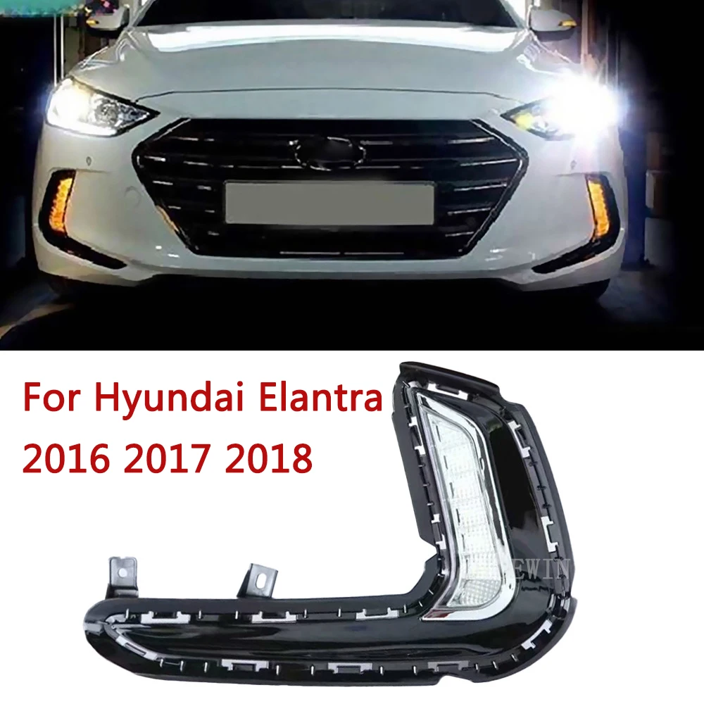 LED Daytime Running Light For Hyundai Elantra 2016 2017 2018 White Yellow Turn Singal Light White DRL Front Bumper Fog Lamps
LED Daytime Running Light For Hyundai Elantra 2016 2017 2018 White Yellow Turn Singal Light White DRL Front Bumper Fog Lamps