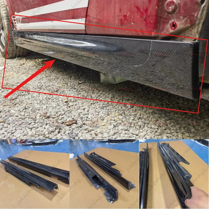 For Mini Cooper S F56 Carbon Fiber JCW Side Skirt Addon Extension Bodykits 2pcs
For Mini Cooper S F56 Carbon Fiber JCW Side Skirt Addon Extension Bodykits 2pcs