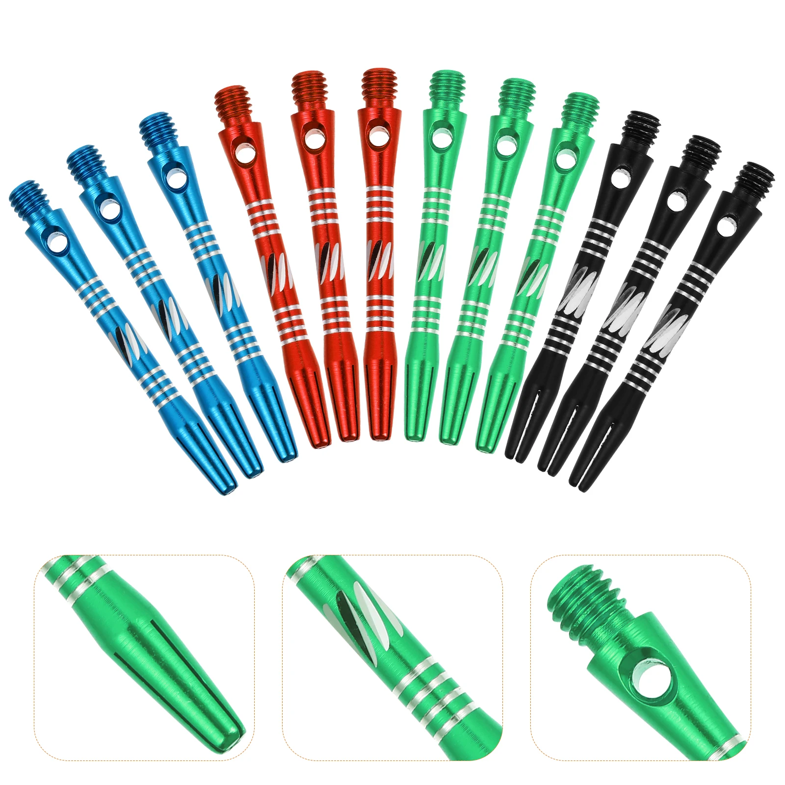12pcs Aluminium Alloy 46Mm Shafts Standard Thread Replacement Accessories For Dart Flights Durable Metal Shaft Supplies
12pcs Aluminium Alloy 46Mm Shafts Standard Thread Replacement Accessories For Dart Flights Durable Metal Shaft Supplies