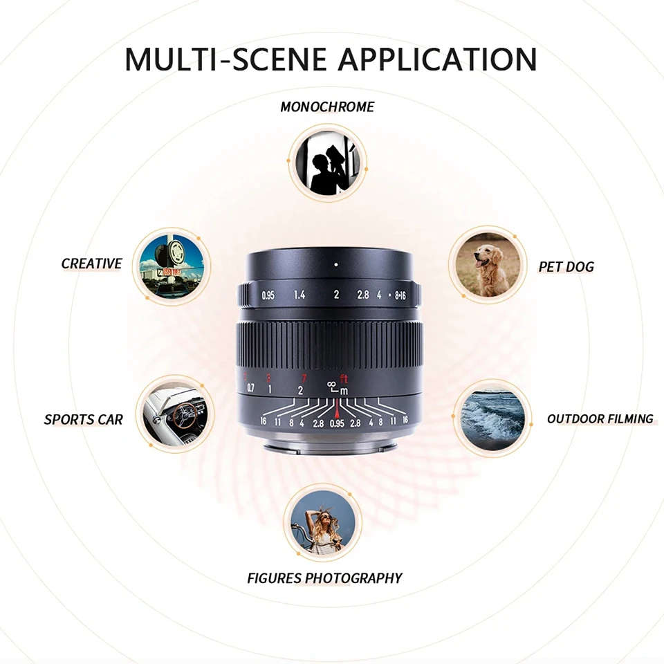 7artisans APS-C 35mm F0.95 Extra-large Aperture Portrait Camera Lens for Sony E Nikon Z Fujifilm XF Canon EOS-M RF M43 Mount
7artisans APS-C 35mm F0.95 Extra-large Aperture Portrait Camera Lens for Sony E Nikon Z Fujifilm XF Canon EOS-M RF M43 Mount