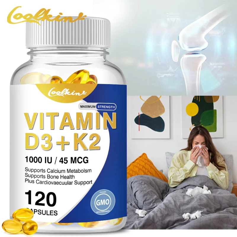 Vitamin K2 (MK7) with D3 Supplement - Supports Cardiovascular Health, Immunity, Bone Health, Promotes Blood CirculationSupplemen
Vitamin K2 (MK7) with D3 Supplement - Supports Cardiovascular Health, Immunity, Bone Health, Promotes Blood CirculationSupplemen