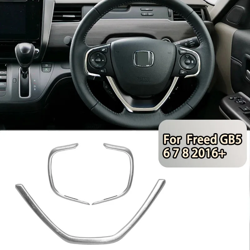 Stainless Steel Steering Wheel Panel Decoration Trim Car Styling Cover Sticker For Honda Freed GB5 6 7 8 2016+
Stainless Steel Steering Wheel Panel Decoration Trim Car Styling Cover Sticker For Honda Freed GB5 6 7 8 2016+