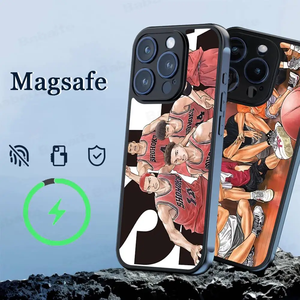 Cute S-Slam-DunkS Phone Case Magnetic Case For IPhone 16 14 13 12 11 15 Pro Max Plus For Magsafe Wireless Charge Cover
Cute S-Slam-DunkS Phone Case Magnetic Case For IPhone 16 14 13 12 11 15 Pro Max Plus For Magsafe Wireless Charge Cover